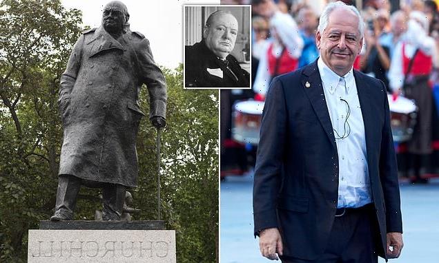 Churchill statue should be buried to &apos;look down&apos; on it, says artist