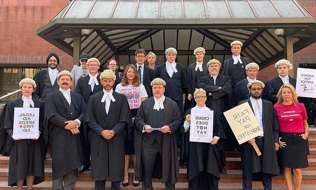 Courts face more delays as barristers walkout for FOURTH week