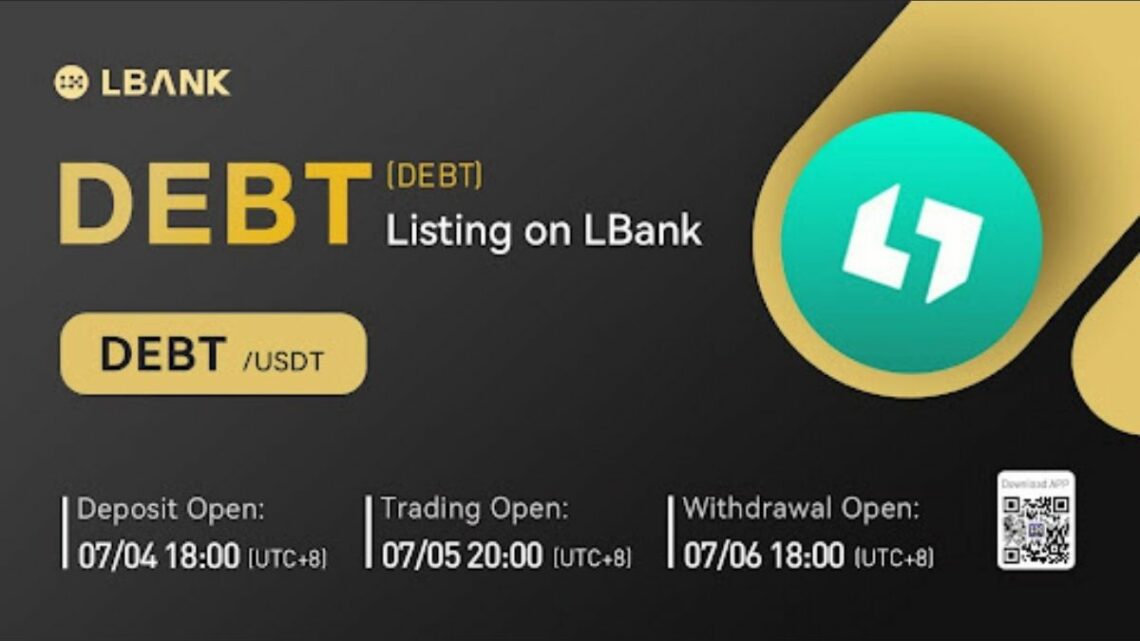 DEBT Token Listed For Trading On LBank Crypto Exchange