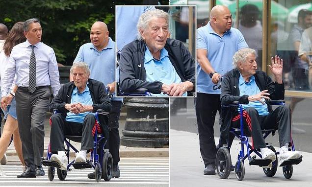 EXCL: Tony Bennett wheeled Central Park weeks before he turns 96