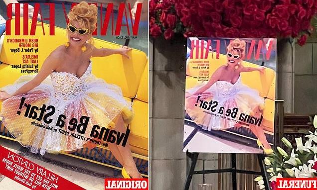 Ivana Trump&apos;s funeral had copy of mag cover without Hillary Clinton