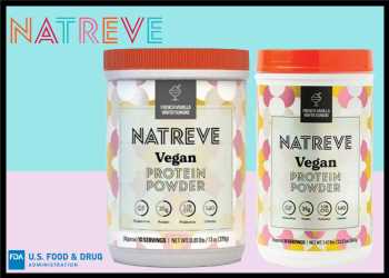 Natreve Recalls Certain Vegan Protein Powder