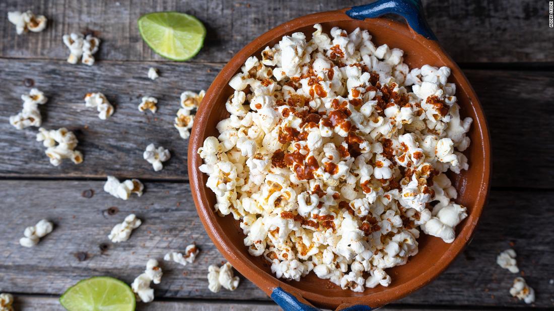 You can use an air popper to minimize the amount of oil used in making popcorn, said registered dietitian nutritionist Julien Chamoun.