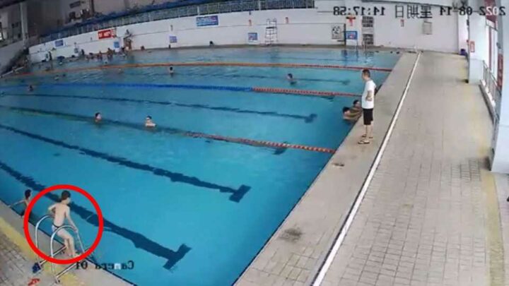 Horror pic shows boy just moments before he drowns in swimming pool as adults don’t notice him for over a minute | The Sun