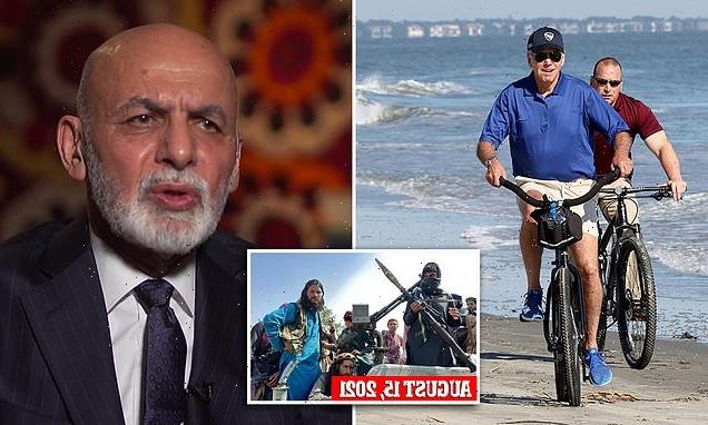Joe Biden enjoys bike ride one year after Afghanistan fell to Taliban