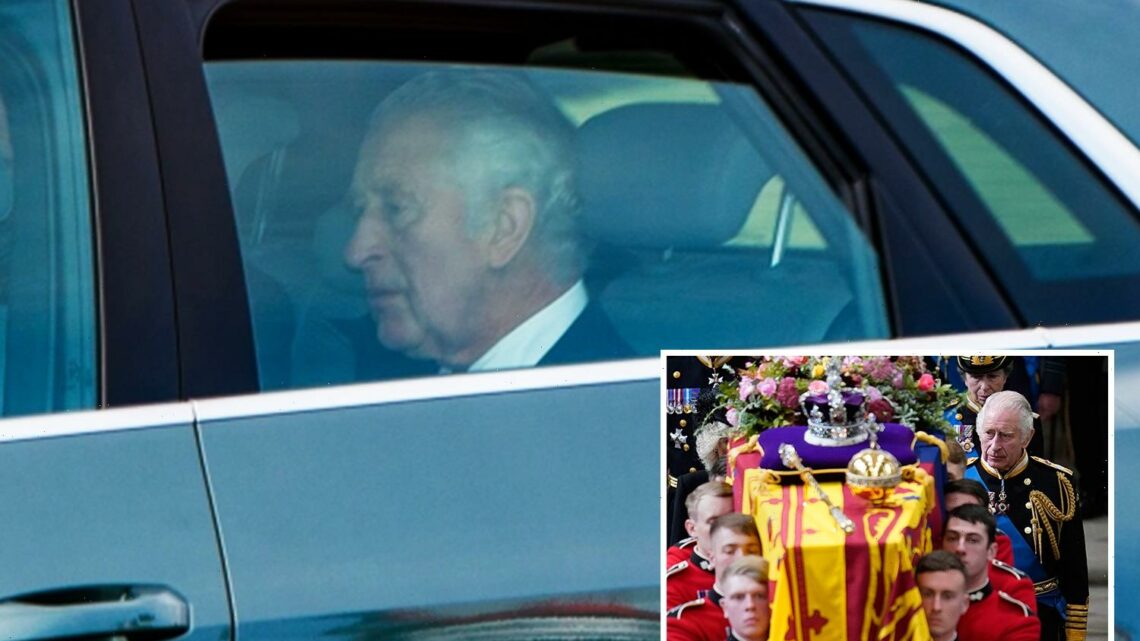 Charles flies to Scotland to begin period of mourning after Queen's funeral | The Sun