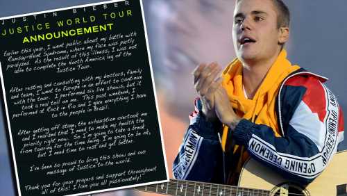 Justin Bieber Taking A Break From World Tour: “I Need Time To Rest And Get Better”