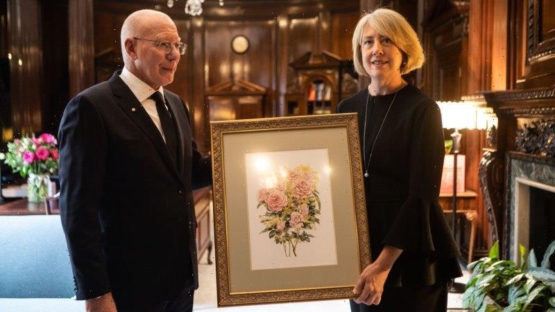 Queen cherished rose painting by Australian envoy, governor-general says