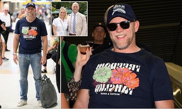 Mike Tindall arrives in Brisbane as he prepares to enter the jungle