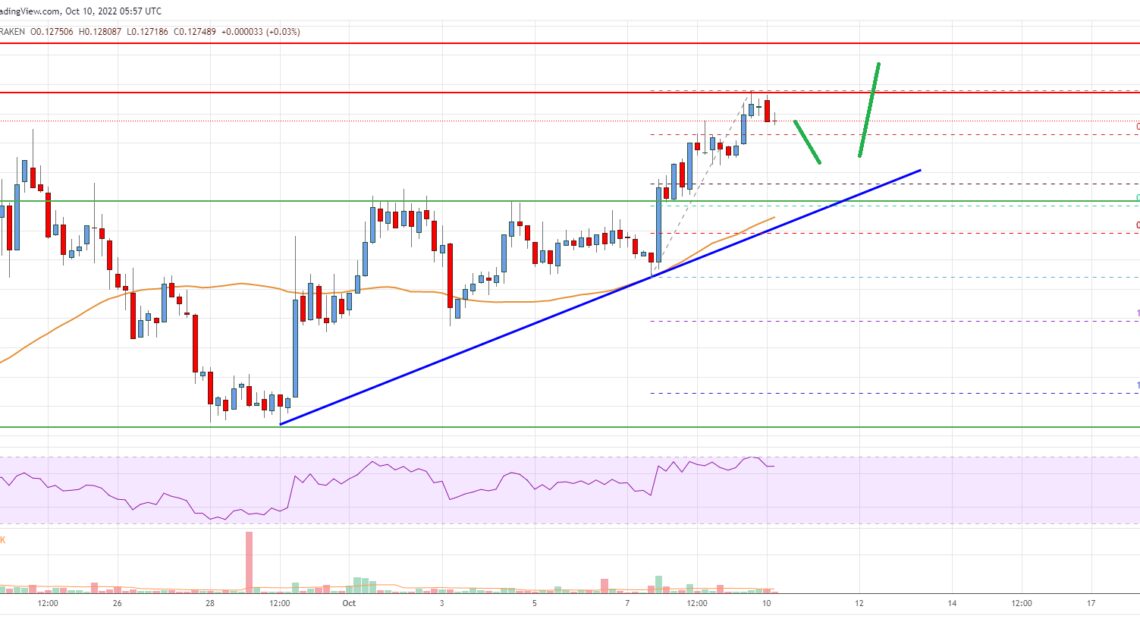 Stellar Lumen (XLM) Price Eyes More Upsides Above $0.13