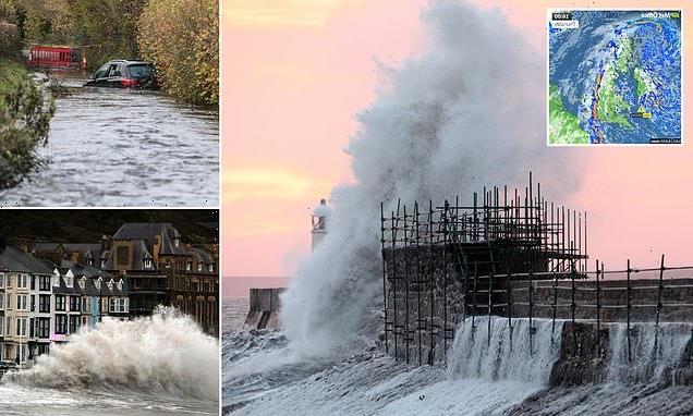 &apos;Mini TORNADO&apos; hits Wales as Met Office issues warnings for power cuts