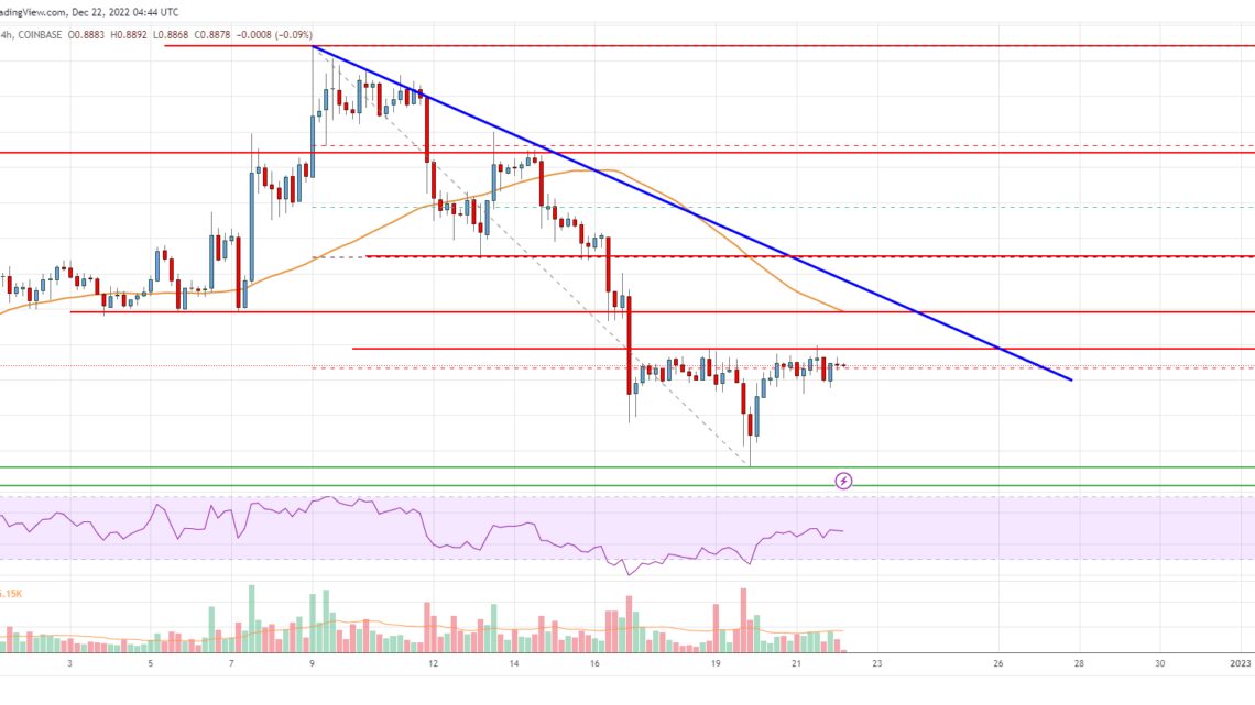 EOS Price Analysis: Bearish Turn Below $0.9, Support Nearby