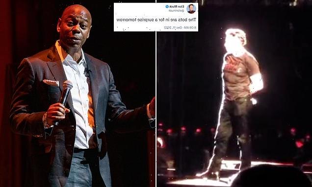 Elon Musk met with chorus of boos on stage at Dave Chappelle gig
