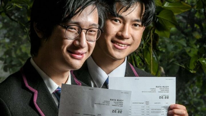 Twins with perfect ATARs say family support and love of study the key to VCE success