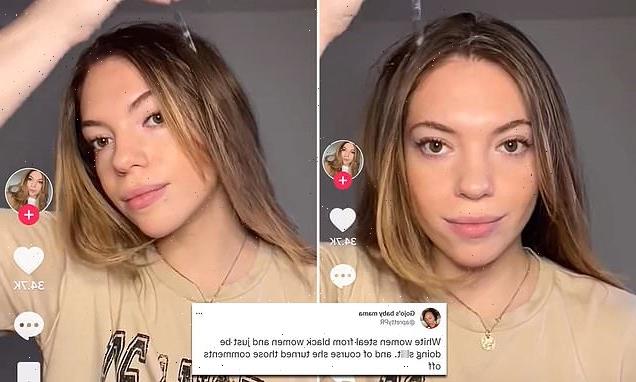 Influencer is accused of racism for using &apos;black hair oil&apos;