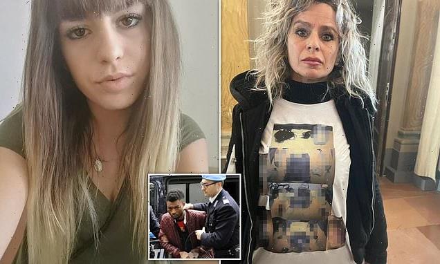Italian mother wears shocking T-shirt of daughters dismembered body