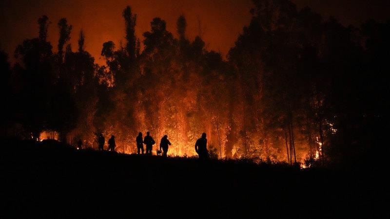 10 arrested for arson as 260 fires burn and dozens of people die in Chile