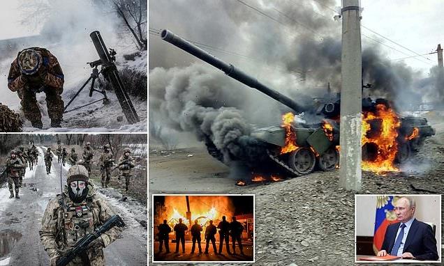 Putin's brigade of 5,000 men is all but destroyed in brutal battle Putin's brigade of 5,000 men is all but destroyed in brutal battle