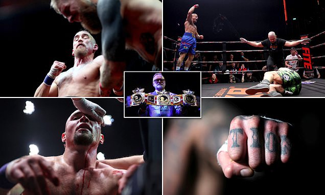 Bare-knuckle boxers fight at brutal event in London&apos;s O2 arena