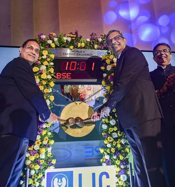 In a month, LIC stock down 15%, out of top 10 in market capitalisation