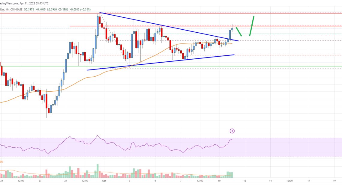 Cardano (ADA) Price Analysis: Rally Could Gain Pace Above $0.42