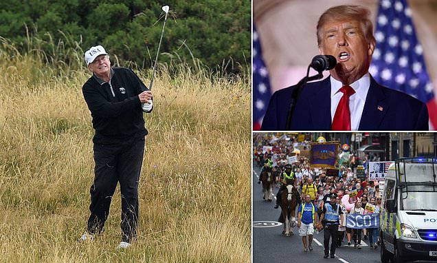Donald Trump to visit his golf resort in Scotland next week