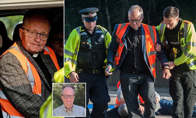 Jailed Insulate Britain vicar mocked for sympathy postcards request