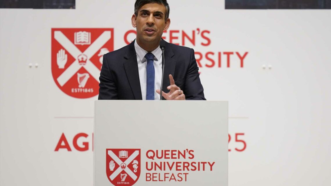 Rishi Sunak ramps up pressure on DUP over Brexit deal & says they must work together to fulfil Good Friday Agreement vow | The Sun