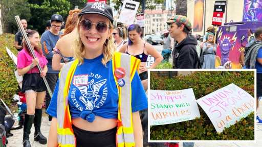 Dispatches From The Picket Lines, Day 45: Unionized Strippers In The Pole Position At Warner Bros & Broadway Day In Times Square