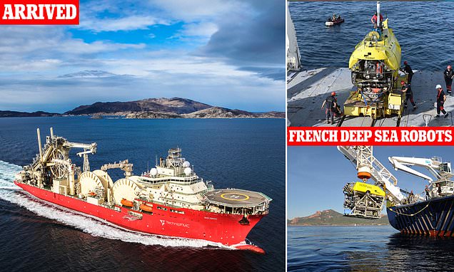France deploys robot that to help search for missing Titanic sub