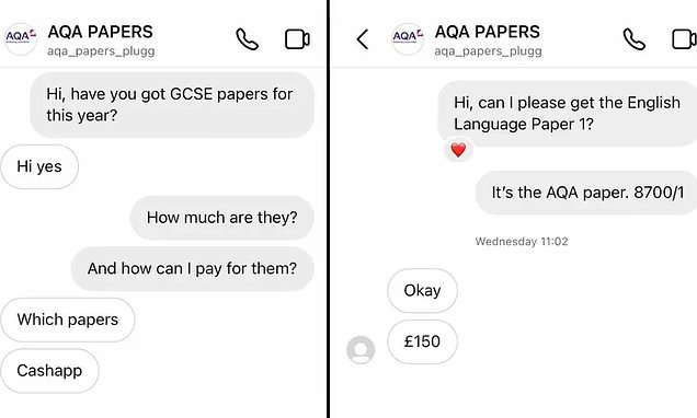 GCSE students being charged £500 for fake &apos;leaked exam papers&apos; in scam