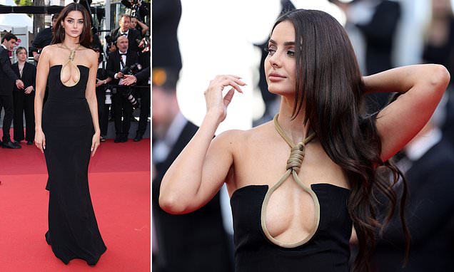 Model sparks anger in native Iran for wearing noose at Cannes festival