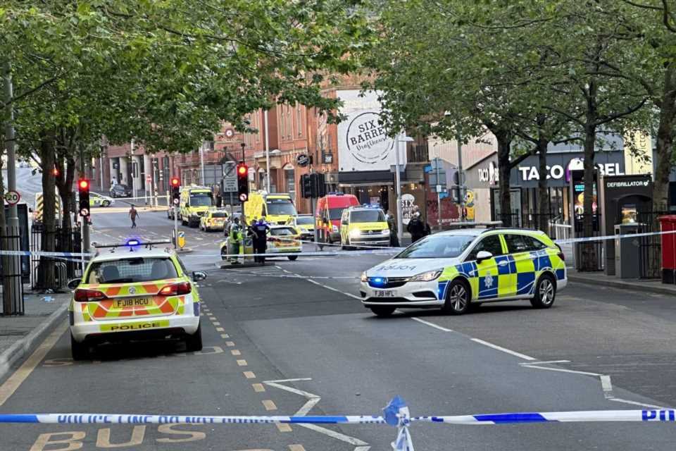 Nottingham major incident news — Three killed & 3 in hospital after bodies 'found dead in the street' in city centre | The Sun