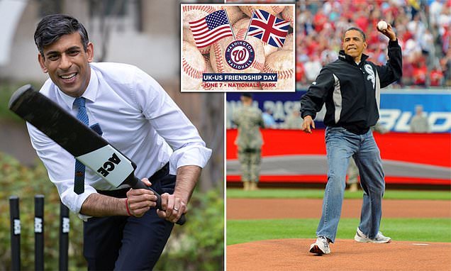 Will British PM Sunak throw out first pitch at Nats park on Wednesday?