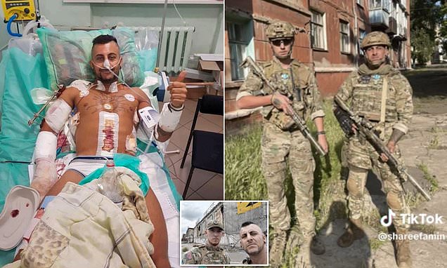 British soldier &apos;Rambo&apos; RETURNS to Ukraine after being blown up