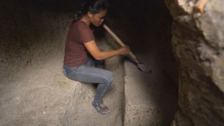I dug a hole in the ground to live off-grid & turned it into a cosy cave home – you’ve got to have keen eyes to spot it | The Sun
