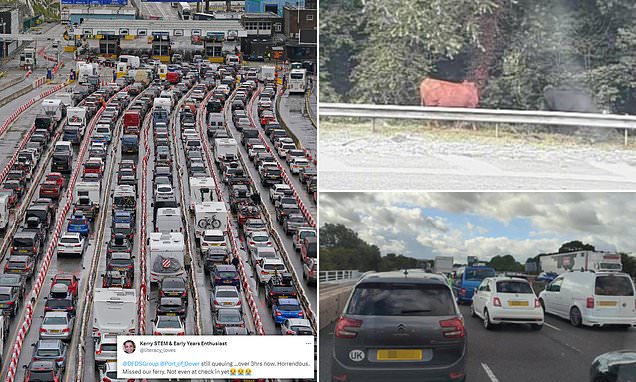 Summer getaway chaos as drivers face three-mile traffic jams on M6