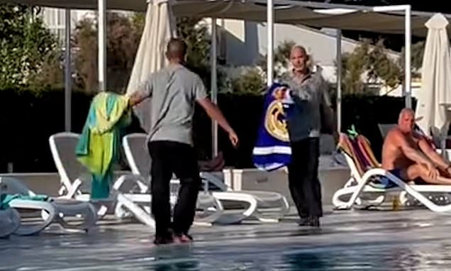 Tourists FUME as towels are taken from loungers at Mallorca hotel