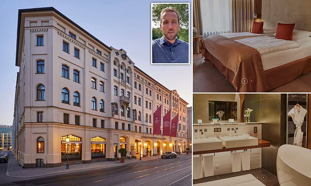 Harry Kane is staying in lavish £10,000-per-night suite in Munich