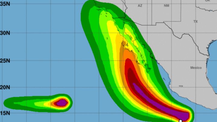 Hurricane Hilary Forecast To Hit L.A. Sunday With Tropical Storm Force Wind, Rain & Big Waves