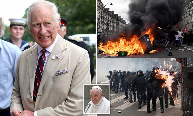 King Charles will finally go to France after protests caused delay