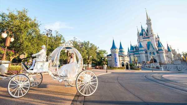 Disneyland&apos;s new Cinderella carriage for fairytale weddings